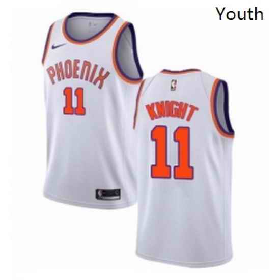 Youth Nike Phoenix Suns 11 Brandon Knight Authentic NBA Jersey Association Edition